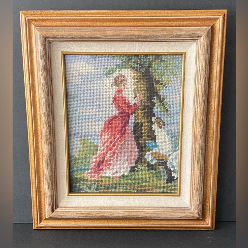Vintage Handmade Needlepoint